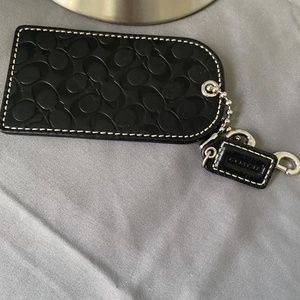 Vintage Coach luggage tag